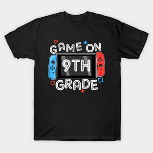 Gamer Back To School Funny Game On 9th Grade T-Shirt